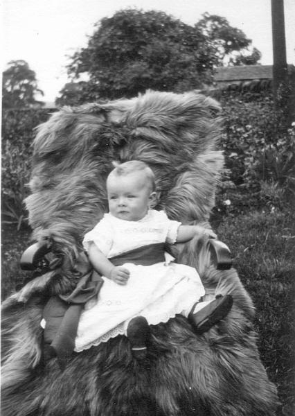 George Carr as baby.jpg - George Carr as a baby in 1925